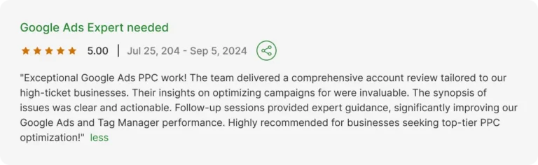 Upwork testimonials2